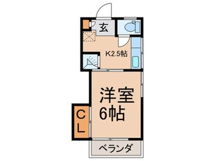 田中アパートの物件間取画像